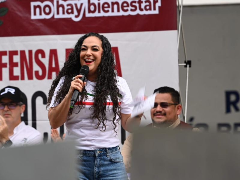Olga Sosa: “En México la soberanía no se negocia, el pueblo manda”