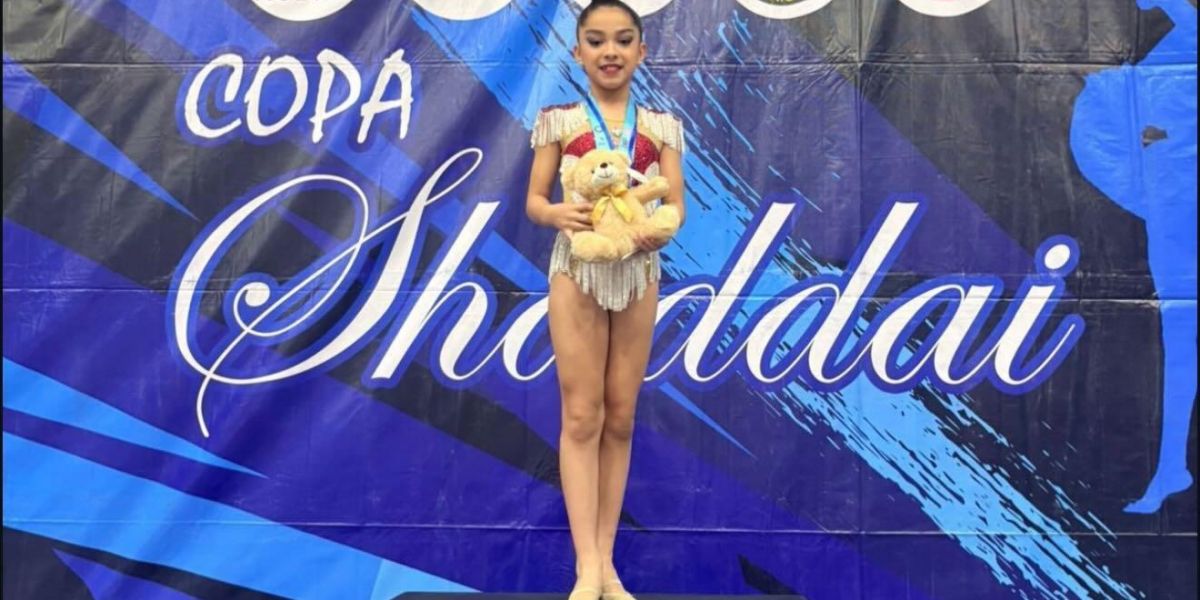 Con apenas 10 años, tamaulipeca va al nacional de gimnasia rítmica