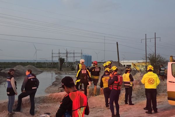 Desaparece trabajador tras accidente en obra de la segunda línea del acueducto en Victoria