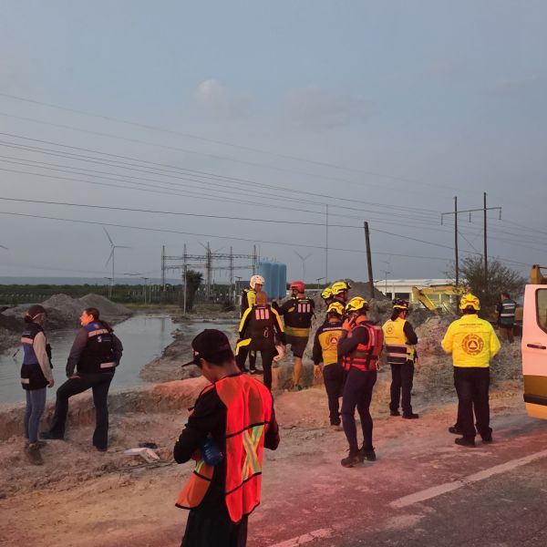 Desaparece trabajador tras accidente en obra de la segunda línea del acueducto en Victoria