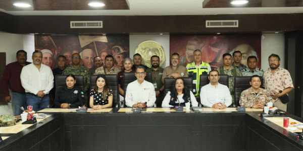 Fortalecen coordinación institucional para preservar la paz y la seguridad en Ciudad Madero