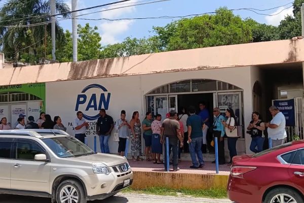Militancia del PAN participa en elección para renovar la dirigencia estatal en Tamaulipas