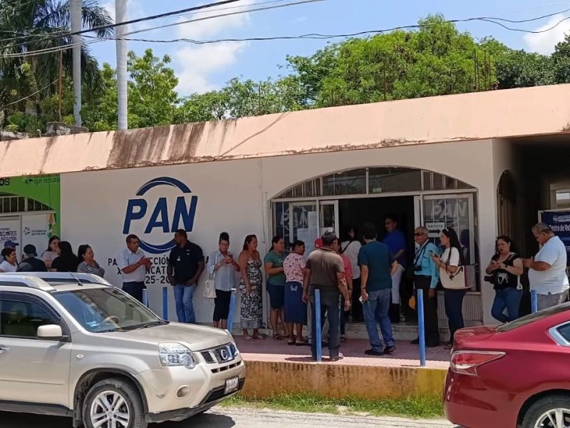 Militancia del PAN participa en elección para renovar la dirigencia estatal en Tamaulipas