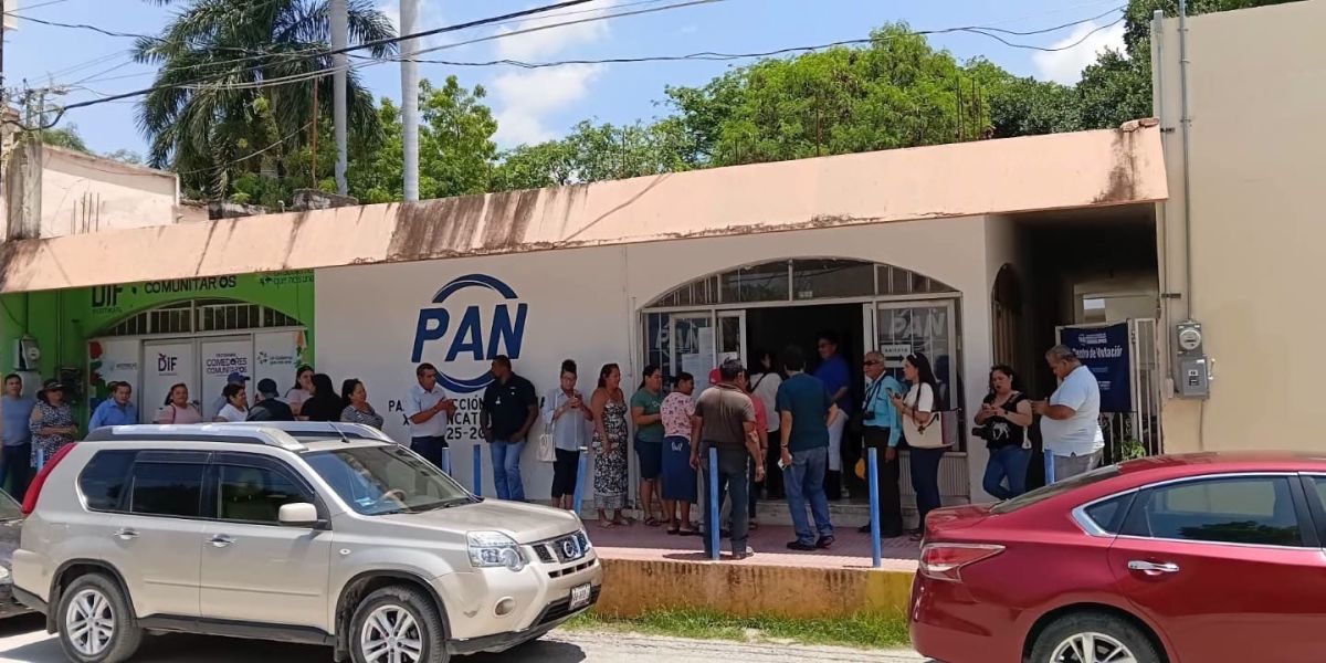 Militancia del PAN participa en elección para renovar la dirigencia estatal en Tamaulipas