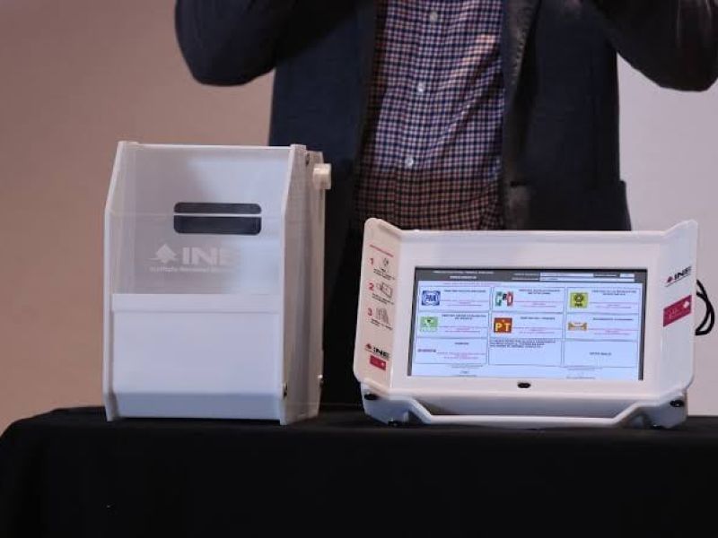 Urnas electrónicas serán puro ensayo en Tamaulipas