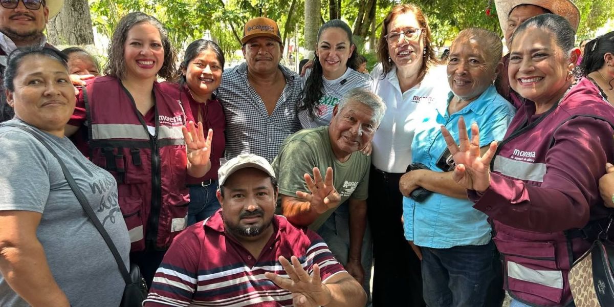 Senadora Olga Sosa lleva mensaje de unidad y bienestar a las familias de Ocampo