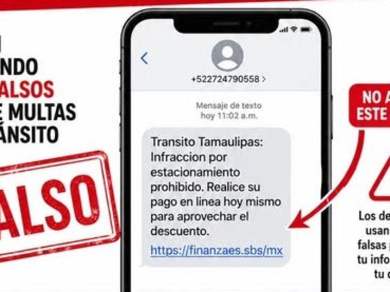 Alertan por nueva modalidad de fraude con falsas multas de tránsito