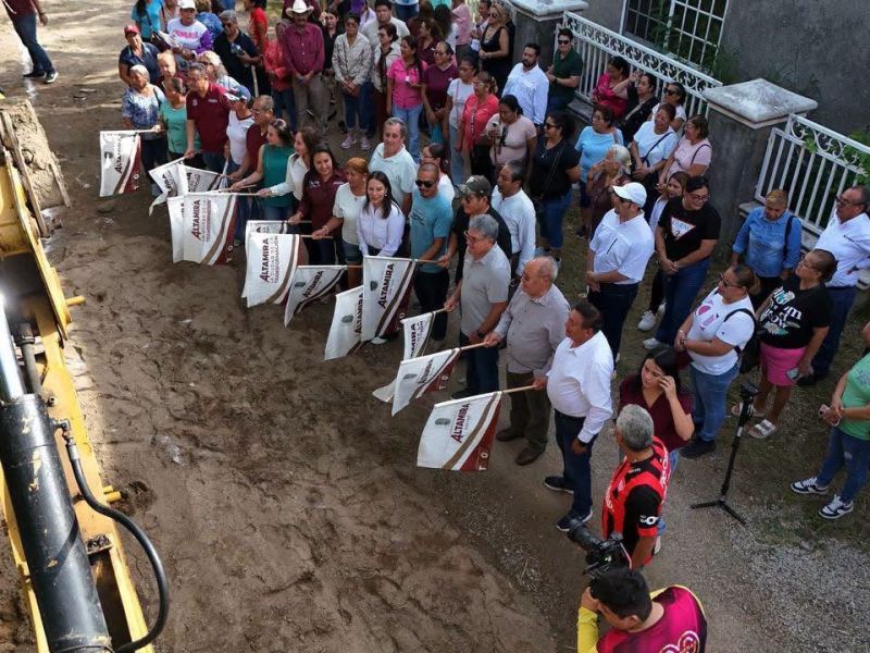 Impulsa Armando Martínez progreso de Altamira con obras de infraestructura urbana