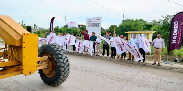 Ciudad Madero acelera su transformación con el arranque simultáneo de seis obras estratégicas de infraestructura urbana