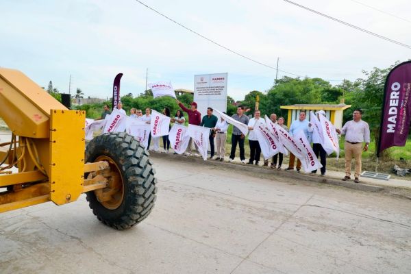 Ciudad Madero acelera su transformación con el arranque simultáneo de seis obras estratégicas de infraestructura urbana