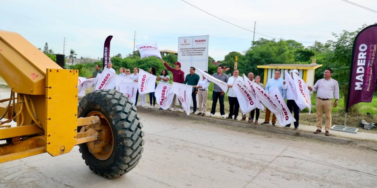 Ciudad Madero acelera su transformación con el arranque simultáneo de seis obras estratégicas de infraestructura urbana