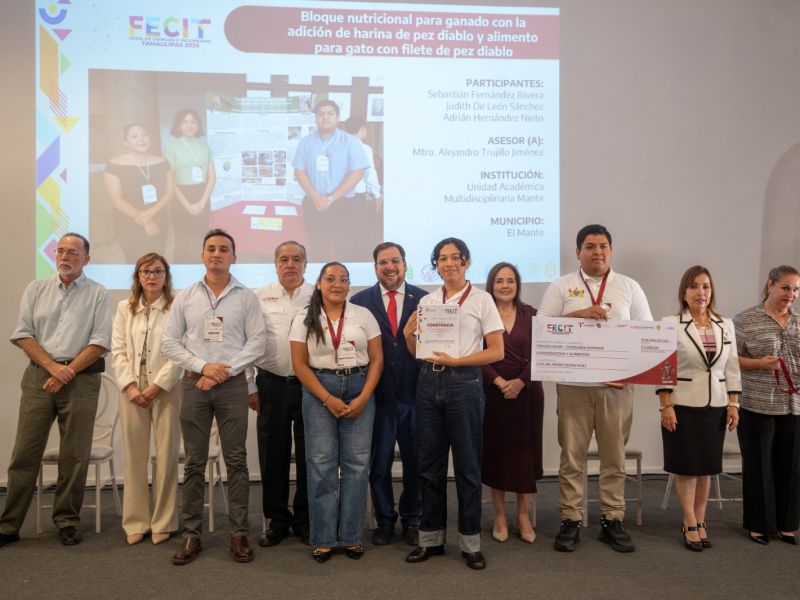 Estudiantes de la UAT transforman plaga en alimentación animal de alto valor nutricional