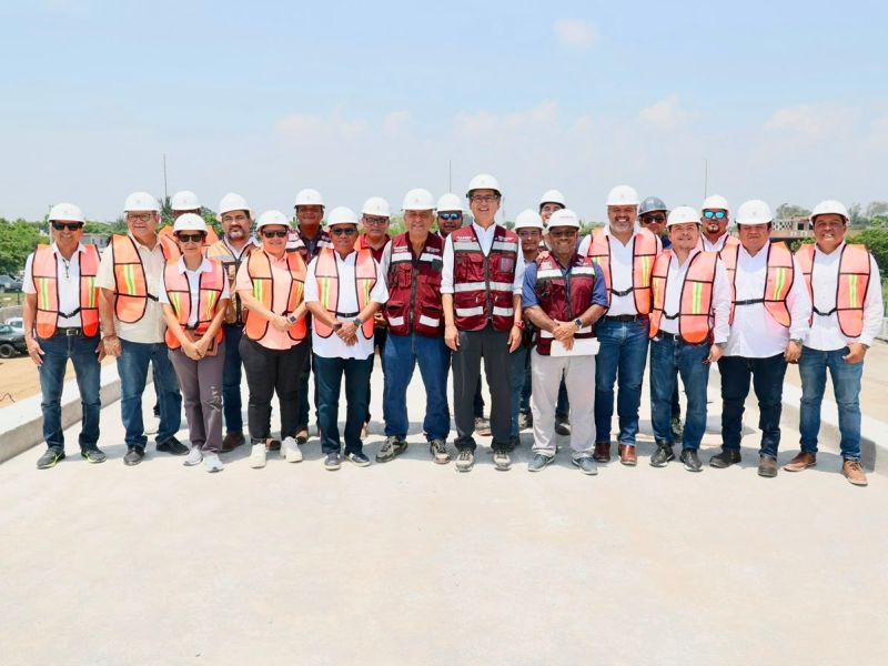Supervisa Erasmo González los avances de la histórica Estación de Transferencia Madero, una obra sin precedentes que transformará el servicio de recolección de residuos