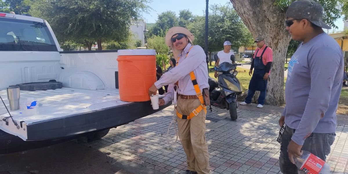 Gobierno municipal refuerza operativos ante intensas temperaturas que superarán los 43 grados en Nuevo Laredo