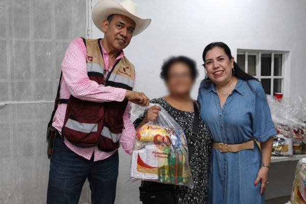 Bajo sospecha entrega de despensas en El Mante