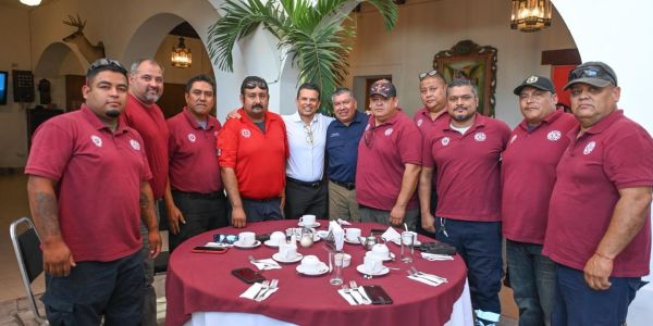 Agradece Lalo Gattás el gran trabajo de Protección Civil y bomberos por Victoria