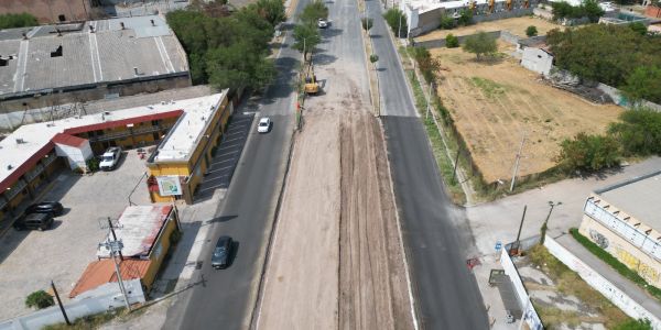 Avanzan trabajos de modernización en Avenida Reforma; gobierno municipal mantiene el ritmo de las obras prioritarias