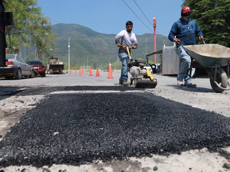 Afirma Municipio que bacheo en Victoria cumple estándares de calidad