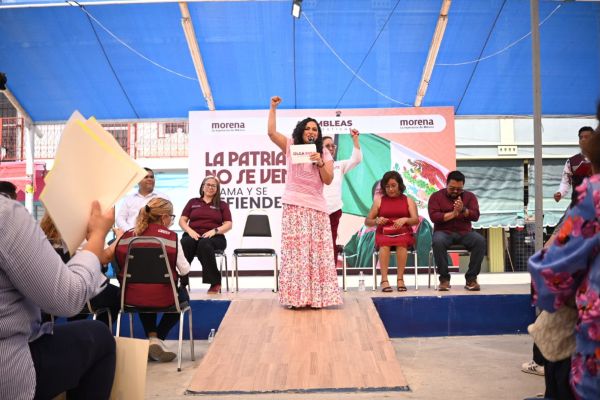 La patria se ama y se defiende: Olga Sosa en Valle Hermoso