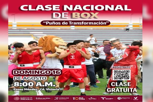 Llega a Tamaulipas la Clase Nacional de Boxeo “Puños de Transformación”