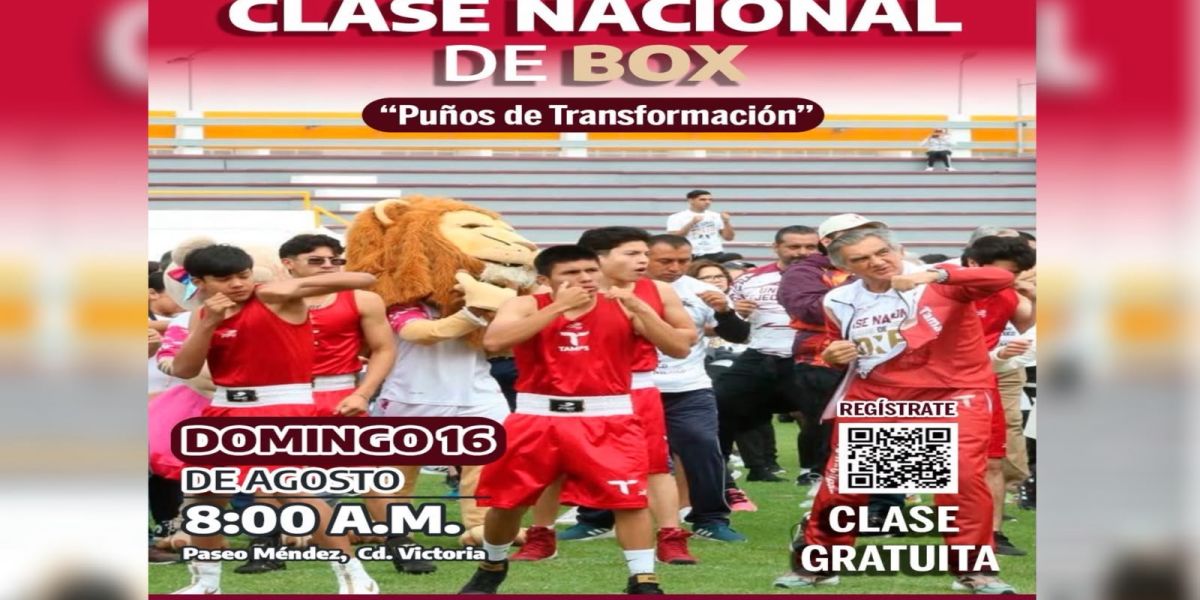 Llega a Tamaulipas la Clase Nacional de Boxeo “Puños de Transformación”