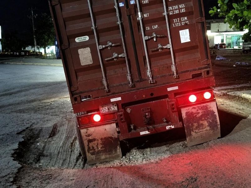 El Mante, la ciudad del bache: accesos destrozados ponen en riesgo a conductores