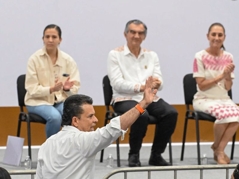 Lalo Gattás agradece a la Presidenta Claudia Sheinbaum apoyo para la segunda línea del Acueducto Guadalupe Victoria