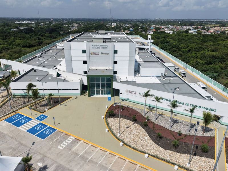 HG de Ciudad Madero pasó de obra abandonada a infraestructura hospitalaria en operación