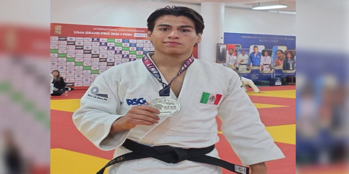 Lalo Sagastegui, deportista de la UAT, gana plata en Panamericano de Judo