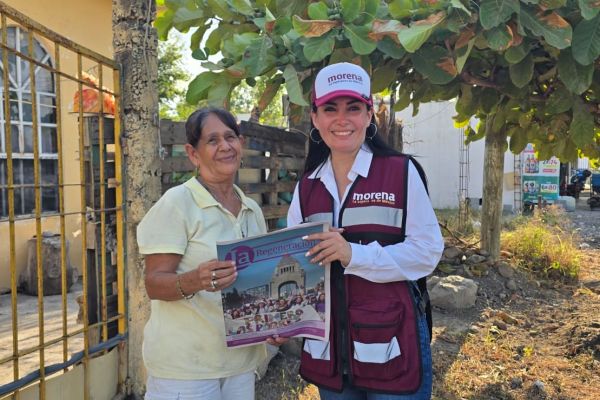 Astrid Sontoya fortalece presencia de Morena en la Progreso Social