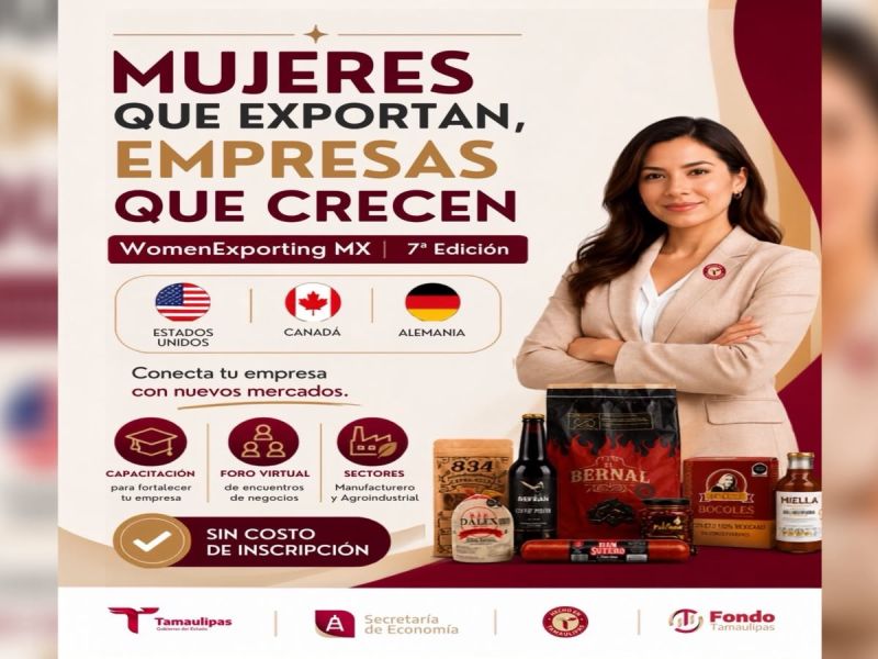 Impulsan participación de mujeres empresarias en el comercio internacional