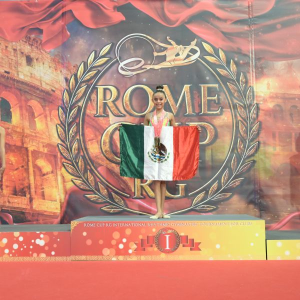 Ximena Balderas conquista dos oros en la Rome Cup RG en Italia