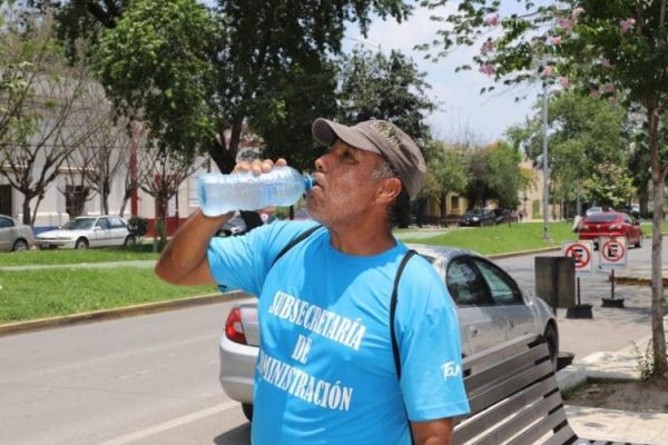 Con más de 42 grados en el termómetro, alertan por golpe de calor en Tamaulipas