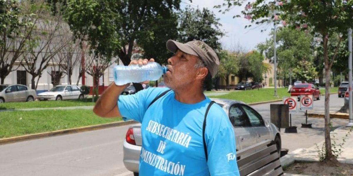 Con más de 42 grados en el termómetro, alertan por golpe de calor en Tamaulipas
