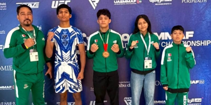 Representan a México cuatro atletas tamaulipecos en el Mundial Juvenil de MMA