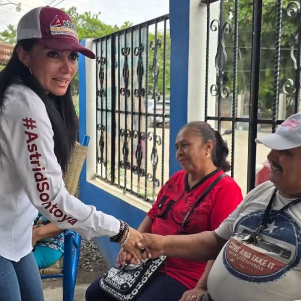 Astrid Sontoya fortalece apoyo a familias con Mercadito