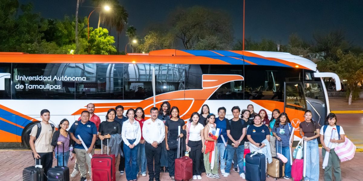 Brinda rector de la UAT emotiva despedida a talentos universitarios rumbo al Congreso Internacional Delfín 2026