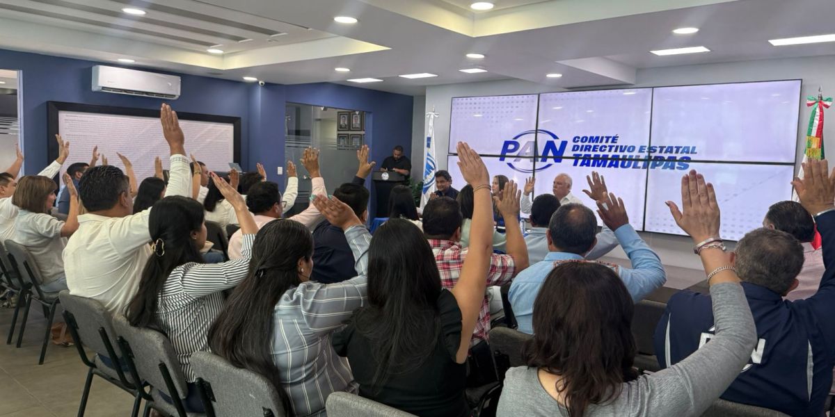 Se realizó la sesión ordinaria del Comité Directivo estatal del PAN Tamaulipas