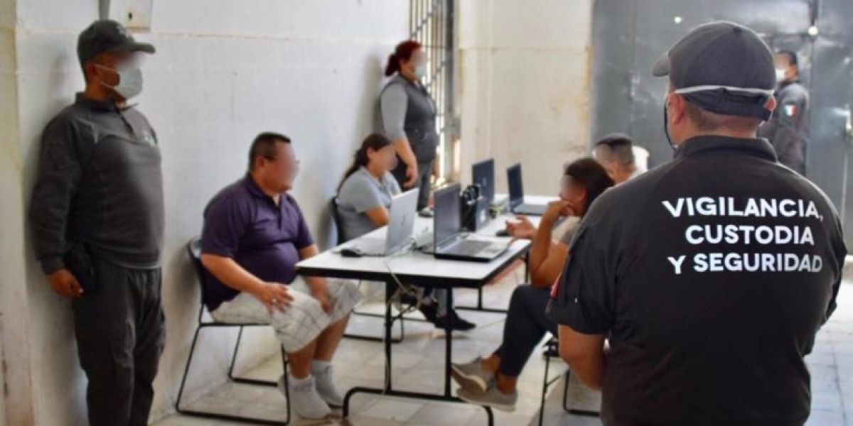Las visitas a los presos pasaron a lo virtual