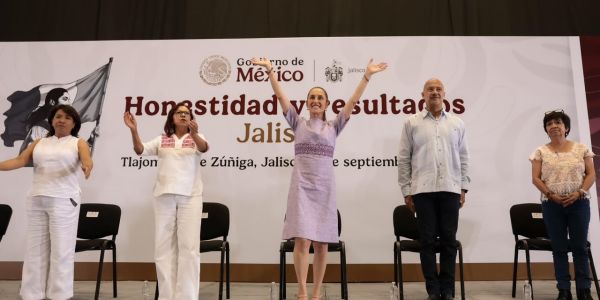 Da Claudia Sheinbaum Informe en Jalisco 