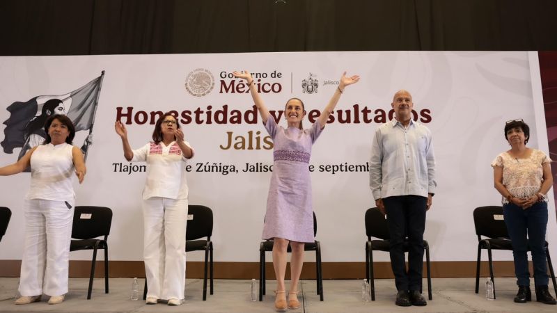 Da Claudia Sheinbaum Informe en Jalisco 