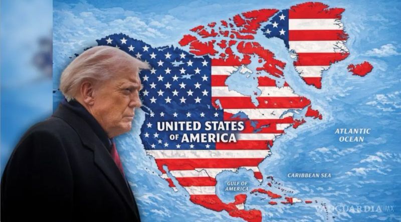 Trump pone a México y a Canadá en el mapa de EU