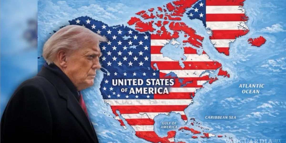 Trump pone a México y a Canadá en el mapa de EU