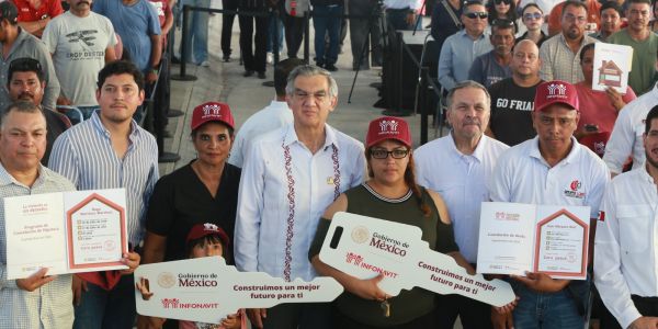 Tamaulipas, tercer estado con mayor avance en Programa de Vivienda para el Bienestar