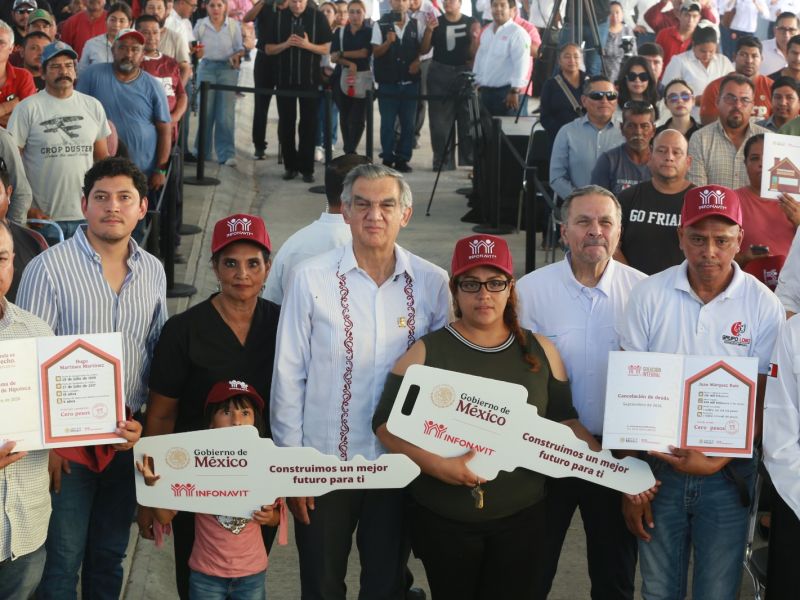 Tamaulipas, tercer estado con mayor avance en Programa de Vivienda para el Bienestar