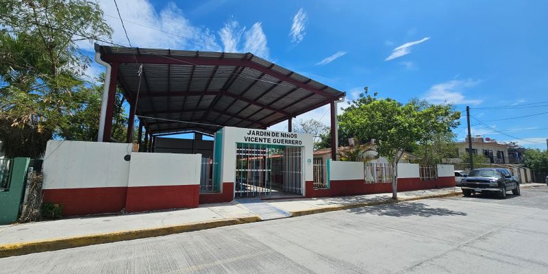 Alumnos del jardín de niños Vicente Guerrero siguen sin poder regresar a clases