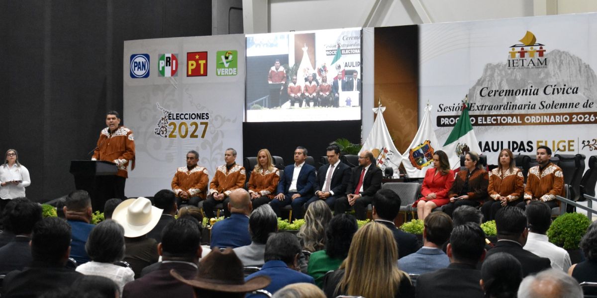 Arranca proceso electoral 2026-2027 en Tamaulipas; IETAM promete piso parejo y advierte que hará cumplir la ley