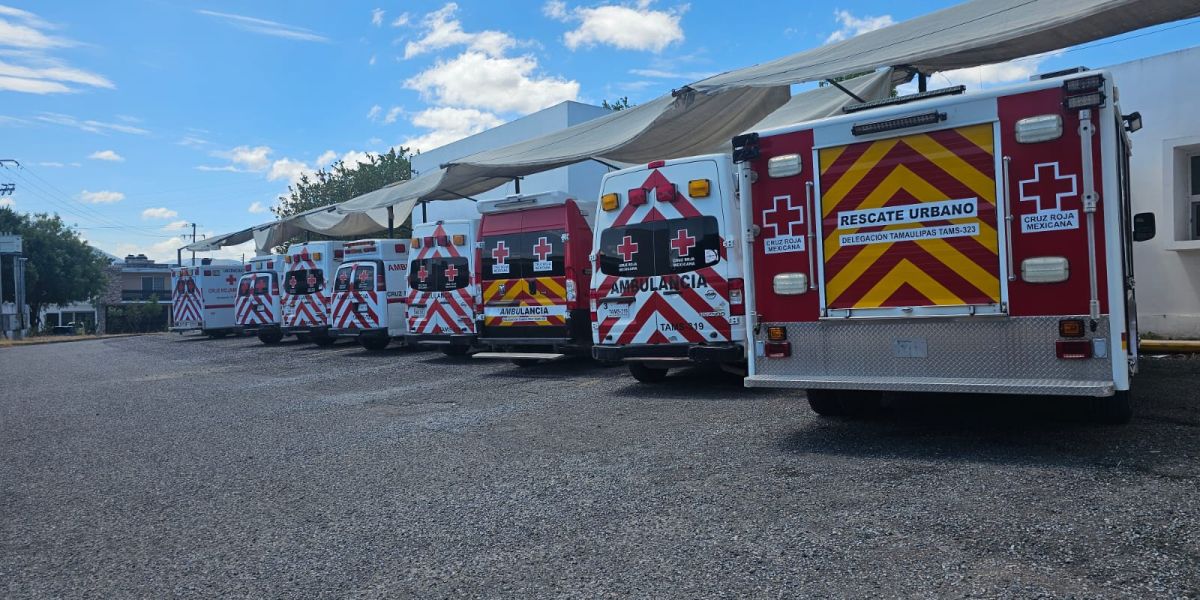 Anuncia Cruz Roja Victoria reactivación del servicio de ambulancias
