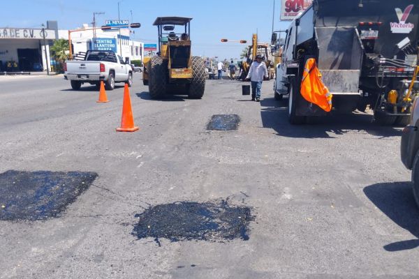 Realiza Municipio trabajos de conservación en 18 mil m2 de calles