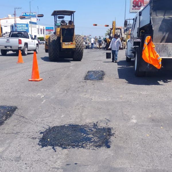 Realiza Municipio trabajos de conservación en 18 mil m2 de calles